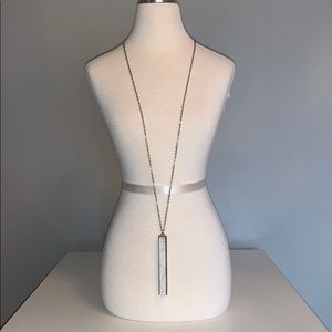 Charming Charlie Stone Bar Necklace